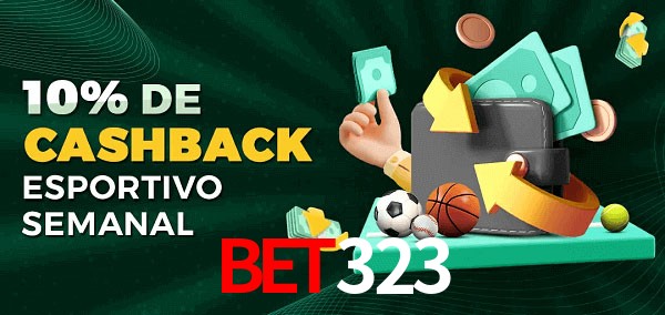 10% de bônus de cashback na Bet323
